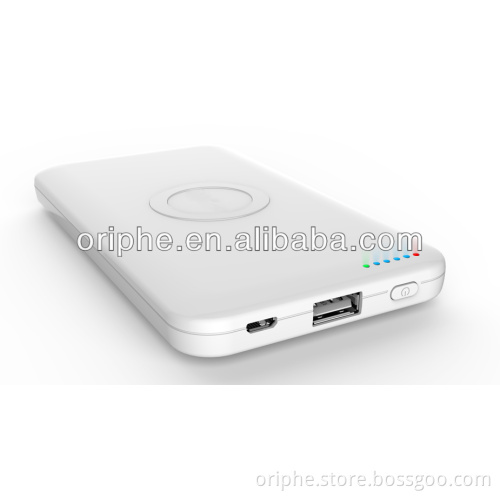 Qi Wireless Charging Transmitter Charger With 4800mA Power Bank Function for HTC Nokia Lumia 920 LG Nexus 4 iPhone 5S/5
